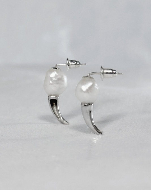 Pearl Claw Studs