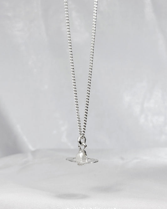 Molten Orb Pearl Pendant