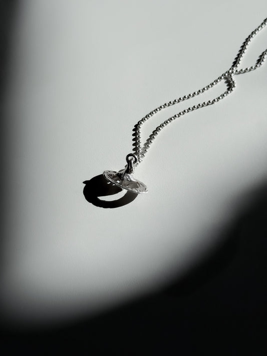 Sculpted Heart Gem Pendant