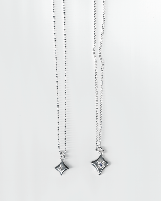 Sculpted Spark Gem Pendant