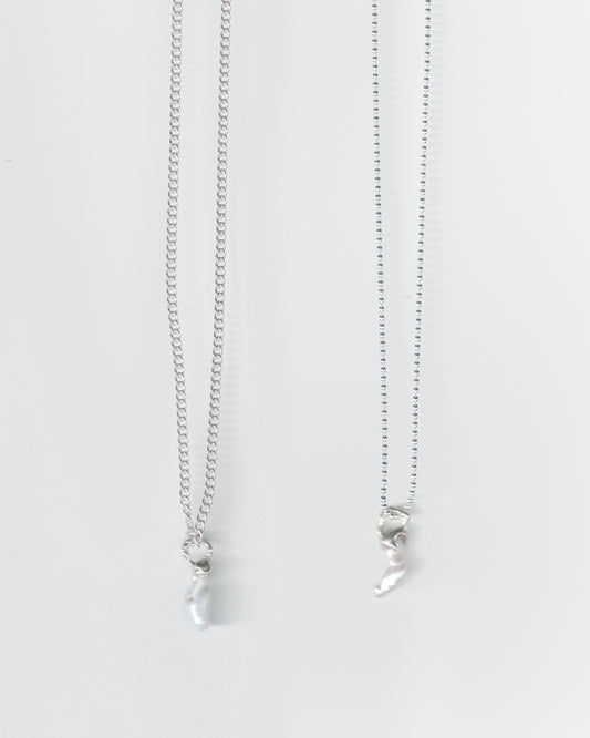 Molten Orb Pearl Pendant