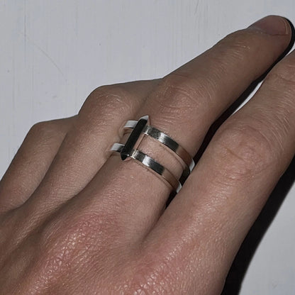 Symmetric Silver Ring