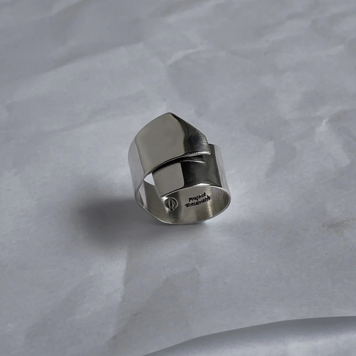 Off-Kilter Silver Ring