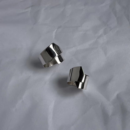 Off-Kilter Silver Ring