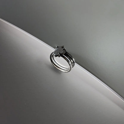 Wrapped Silver Ring