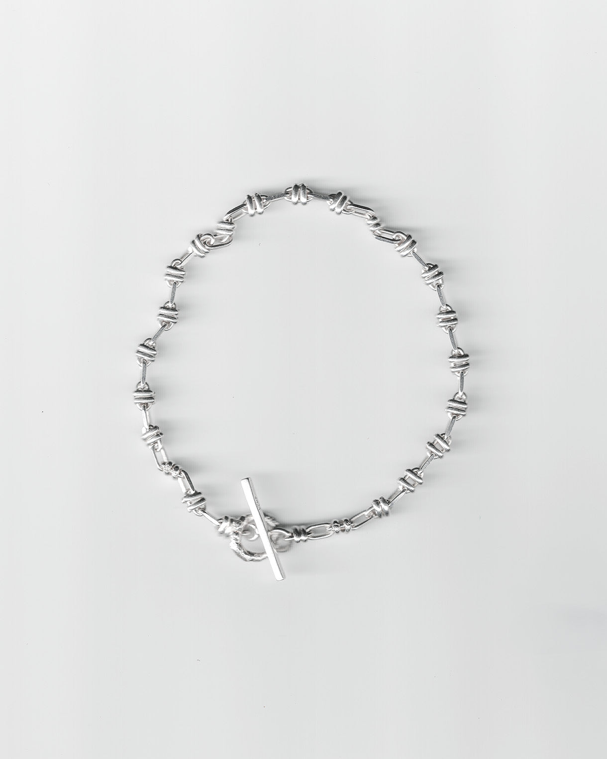 Knotted Silver Bracelet