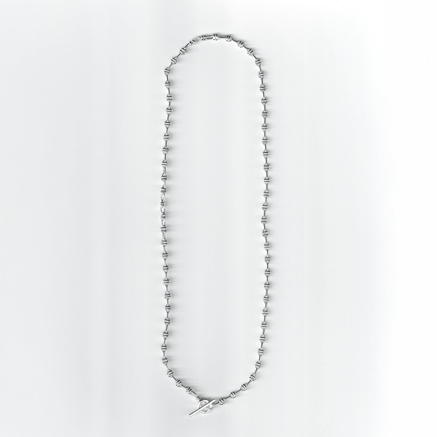 Knotted Silver Necklace