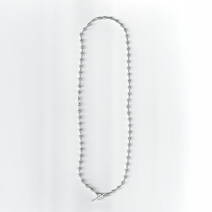 Knotted Silver Necklace