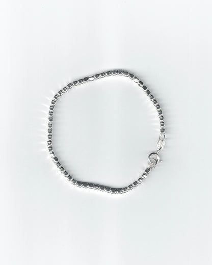 Silver Sugar Cube Bracelet