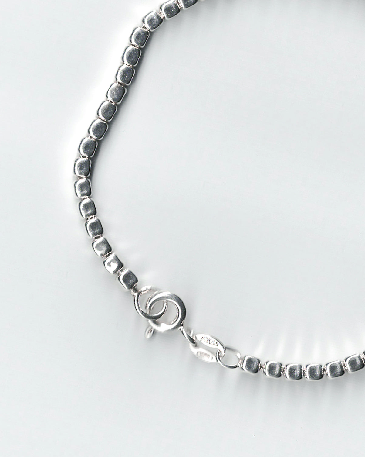 Silver Sugar Cube Bracelet